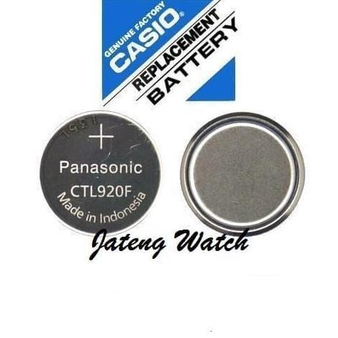 Baterai Panasonic CTL 920 CTL920 CTL920F Original Baterai Casio ToughSolar Made in Indonesia Watch L