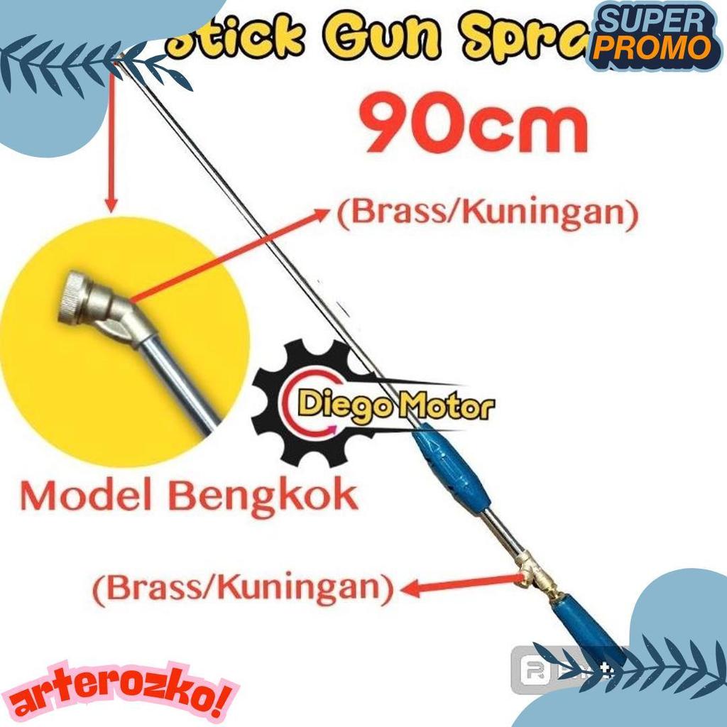 Wajib Punya (Bengkok) Stik Gun Sprayer 90Cm Pompa Doorsmeer Steam Shinsegae Rs0