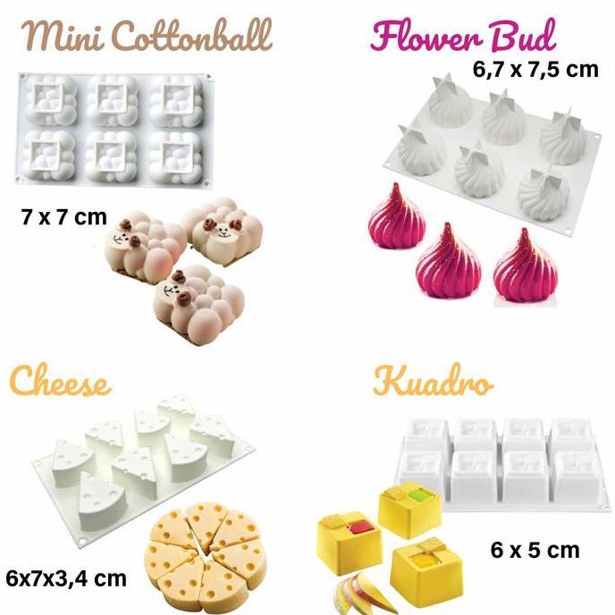 Cetakan Silikon Motif Cetakan Silikon Entremet Entremet Cake Silicone SHA