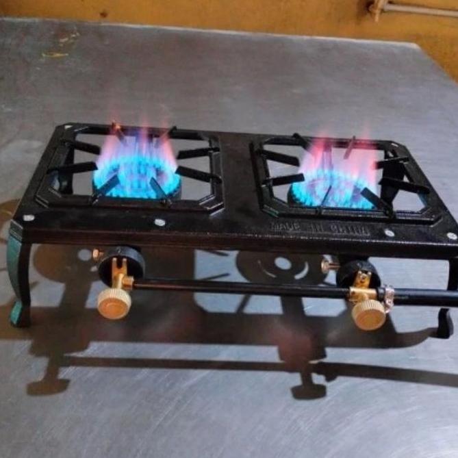 Kompor Seribu Mata 2 Tungku Mini + selang dan Regulator TEB