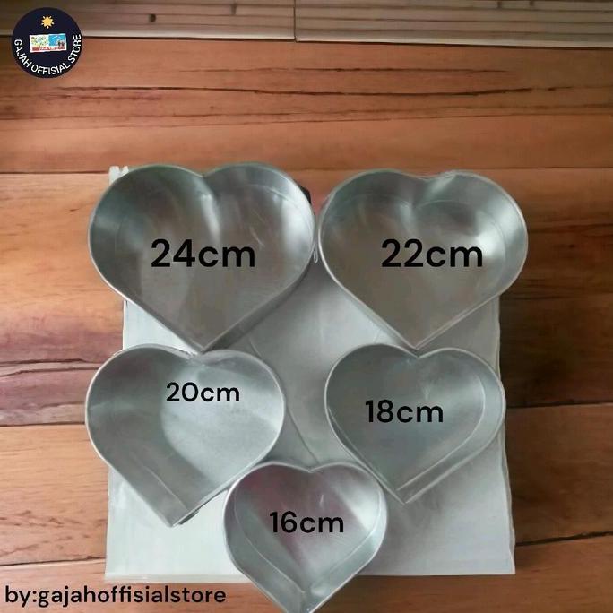 cetakan kue love/waru set. Kitchenware Roti AUL