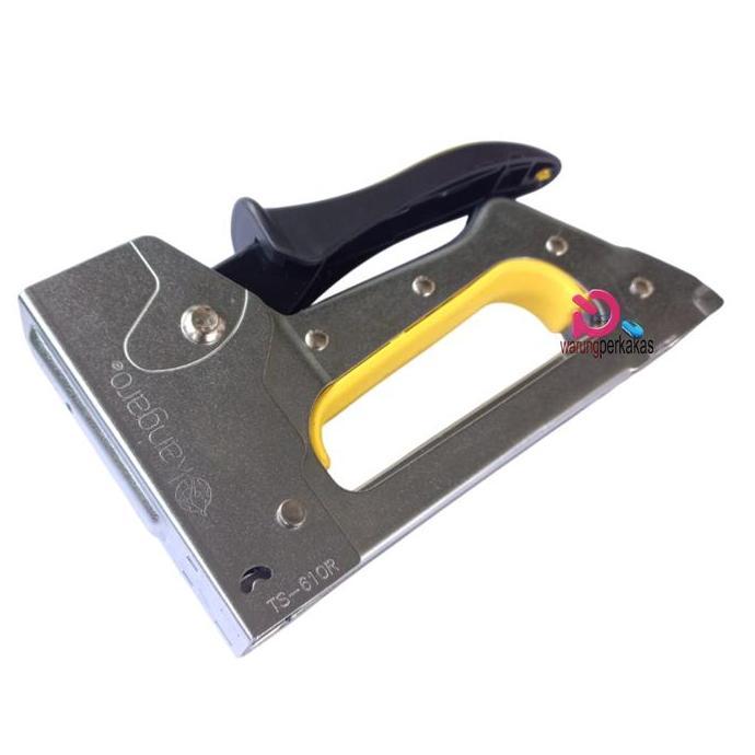 Kangaro Stapler Ts610R - Kangaro Body Besi - Untuk Dekorasi Pasang Jok Laminating Buku - Stationery 