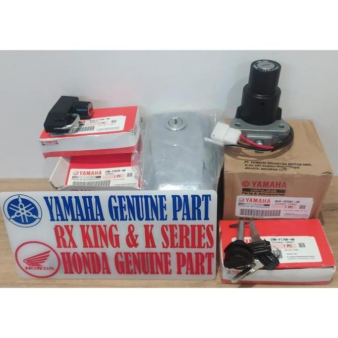 Promo KUNCI ASSY RX KING BARU (KUNCI KONTAK, HELM, TUTUP BENSIN, BOX TOOLS) COD