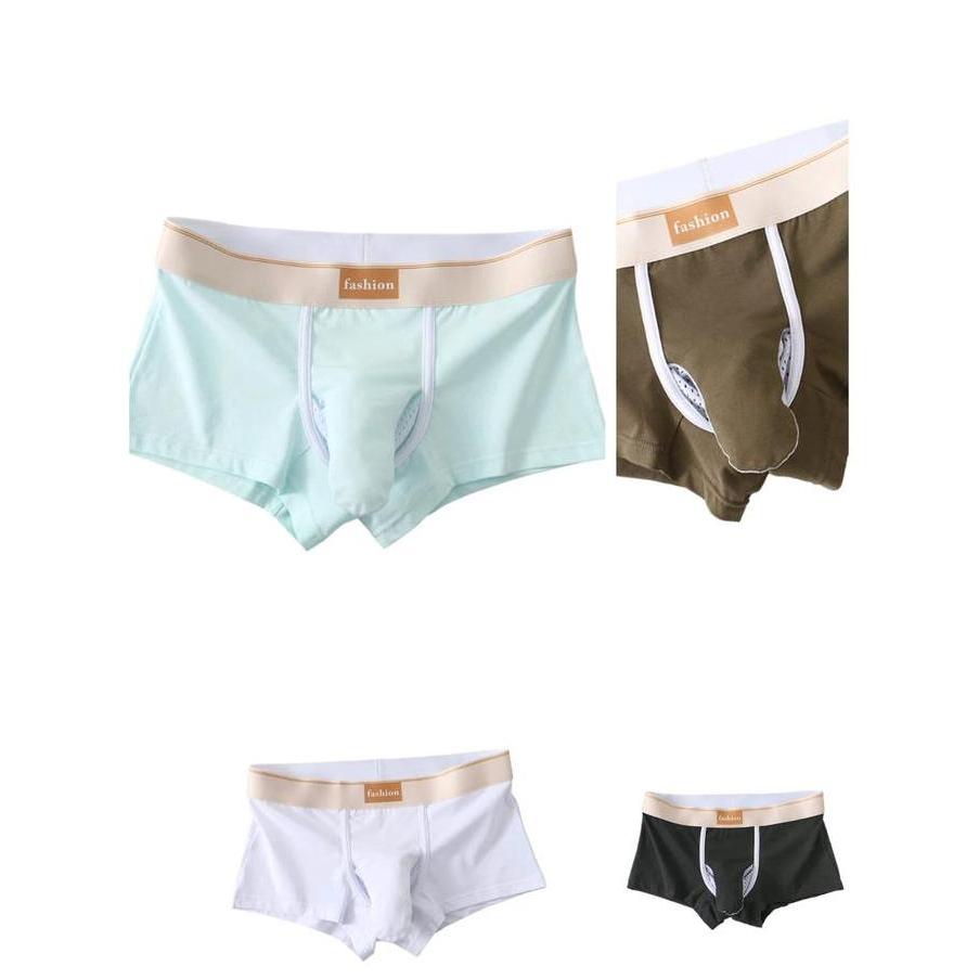 Promo LC celana dalam cowok 474 VK3 - model boxer dengan belala COD