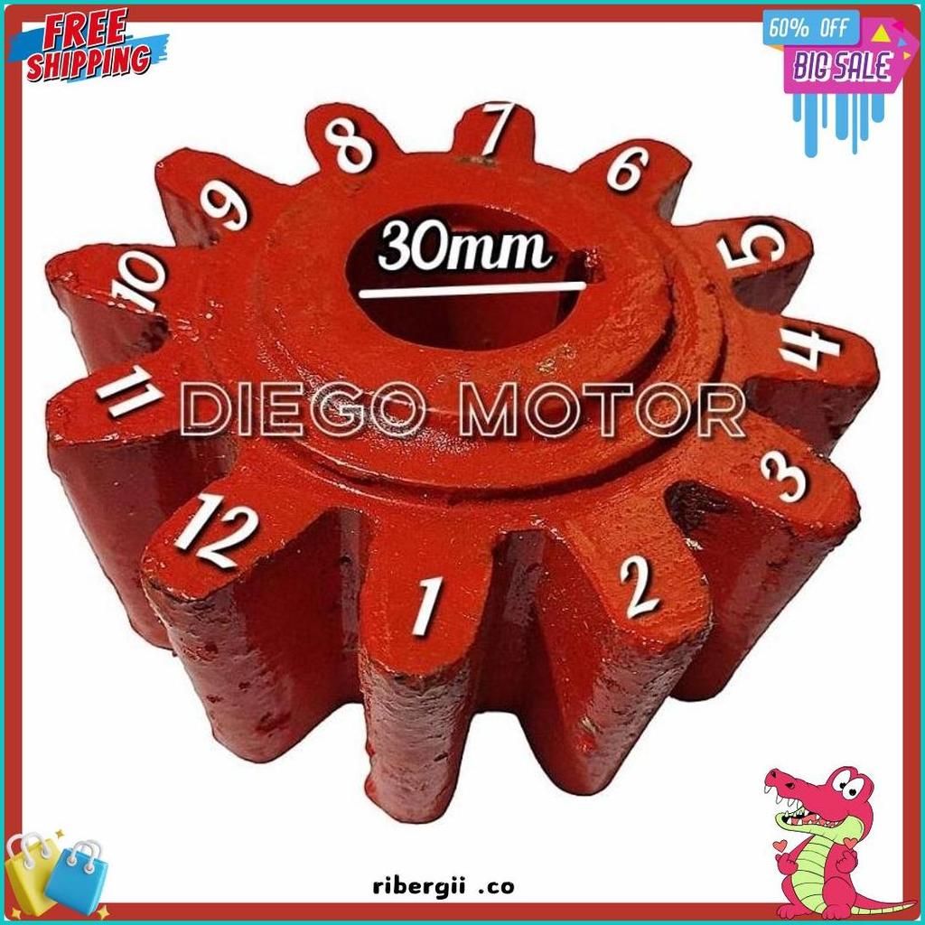 Diskon Up To 70% 12T Gigi Nanas Molen Tiger  Pengaduk Semen Cor Rs0