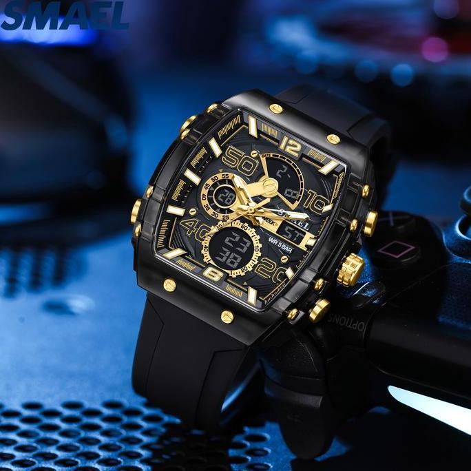 Promo Jam Tangan Analog Digital Pria Wanita SMAEL8109 COD