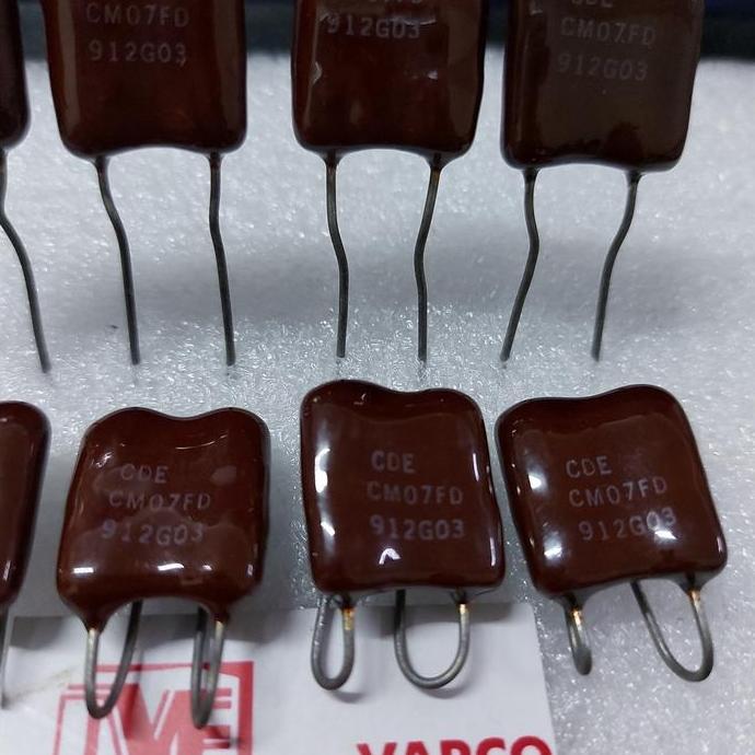 capacitor silver mica 9100 pf