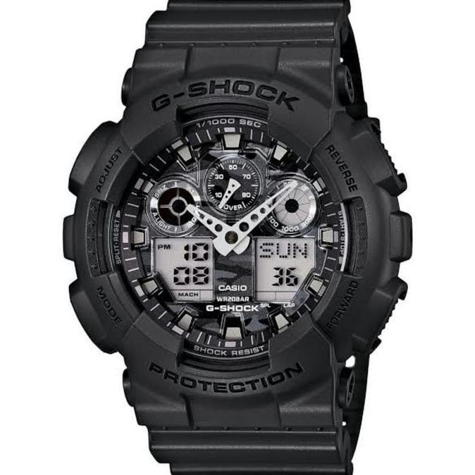 Promo CASIO G-SHOCK GA-100CF-8A / GSHOCK GA100CF ORIGINAL - & BERGARANSI COD