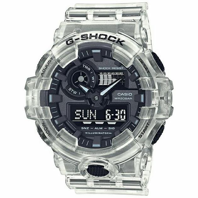 Promo Casio G-Shock GA-700SKE-7ADR / GShock GA700SKE-7A Skeleton Series COD