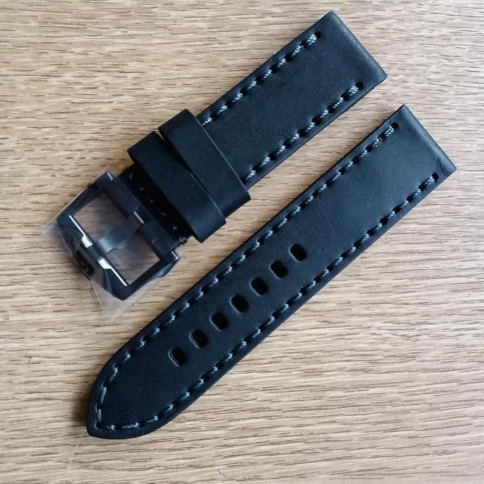 Promo Tali Kulit Tali Jam Alexandre Christie Tali AC 6308MC Hitam Original COD