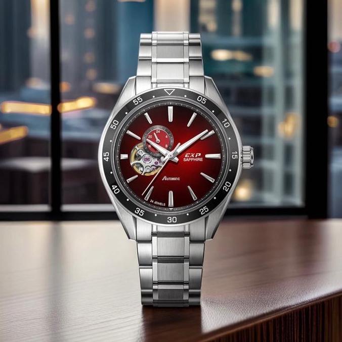 Promo Jam Pria Expedition E6858 Automatic rantai COD