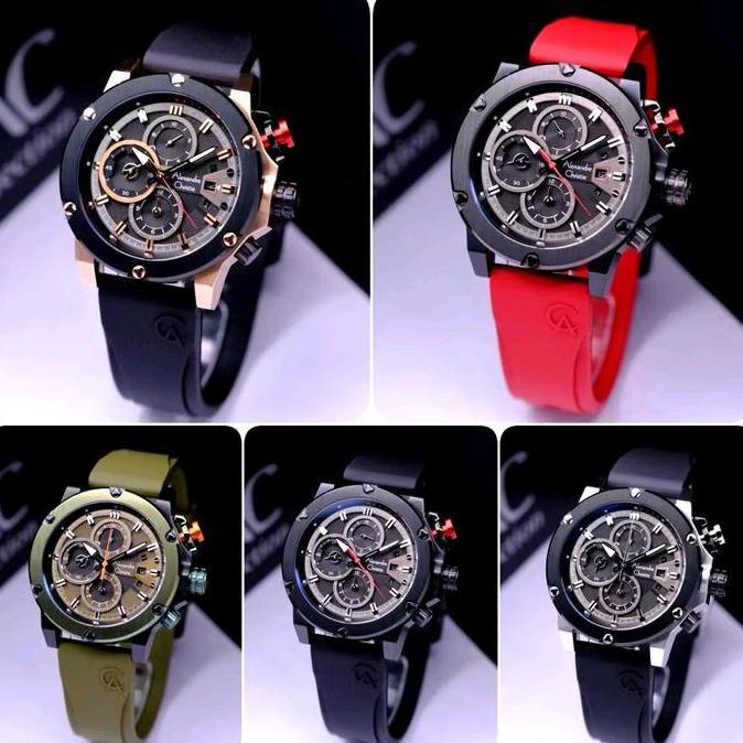 Promo Jam Tangan Pria Alexandre Christie 6491 AC 6491 AC6491 Original  Watch COD