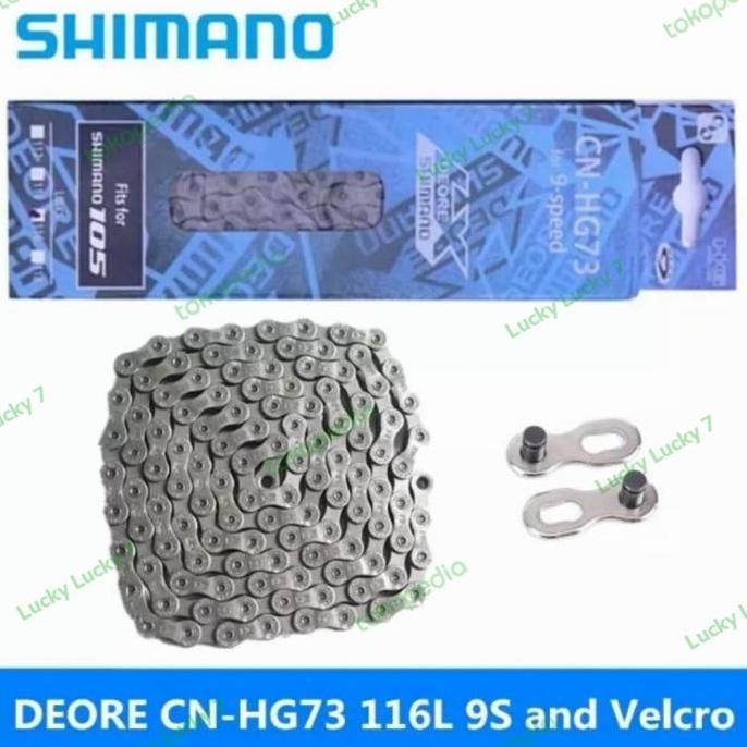 Rantai sepeda shimano 9 speed Rantai sepeda shimano 8 speed DIN