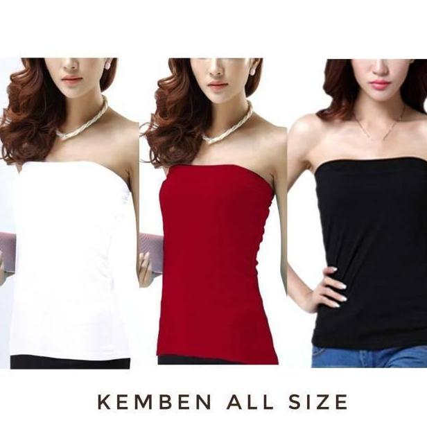 Promo IVSHOP - Kemben Tanktop Wanita Tanpa Cup Polos Super Soft / Kemben Polos / Kemben Wanita Warna