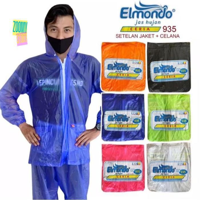Um57 Elmondo Jas Hujan Jaket Celana Ceria 935/Jas Hujan Setelan Murah Meriah Premium Berkualitas