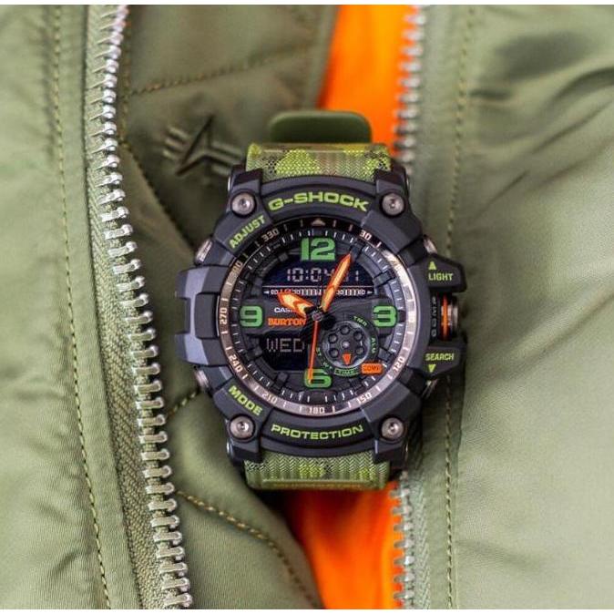 Promo Jam Tangan Casio G-Shock Pria Mudmaster GG1000 x Burton Original Bm COD