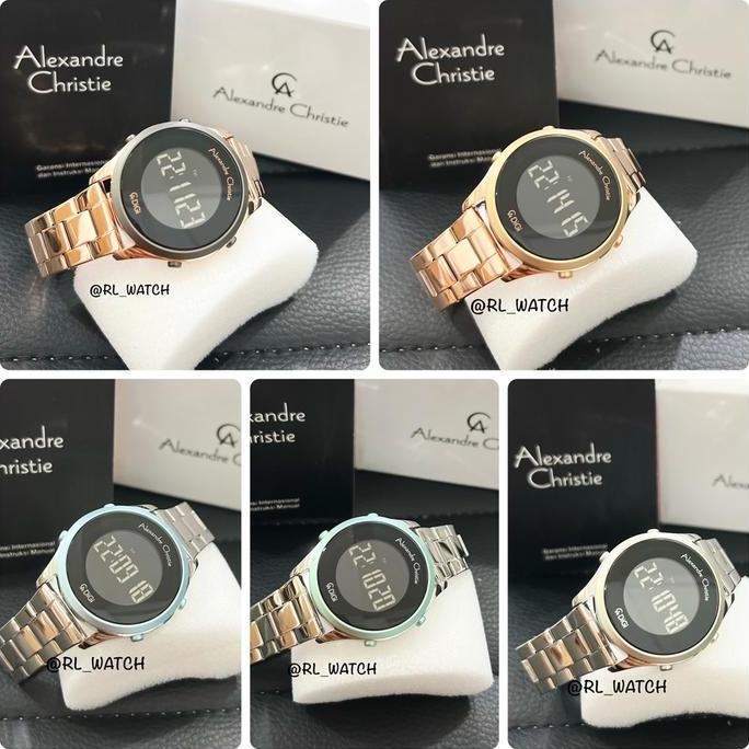 Promo ALEXANDRE CHRISTIE AC9363 STANLISS - RUBBER kemewahan Digital COD