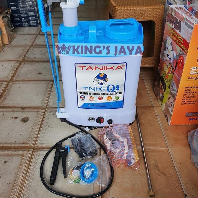 Pompa Hama Elektrik 2 in 1 TANIKA /Knapsack Sprayer/ Alat Semprot