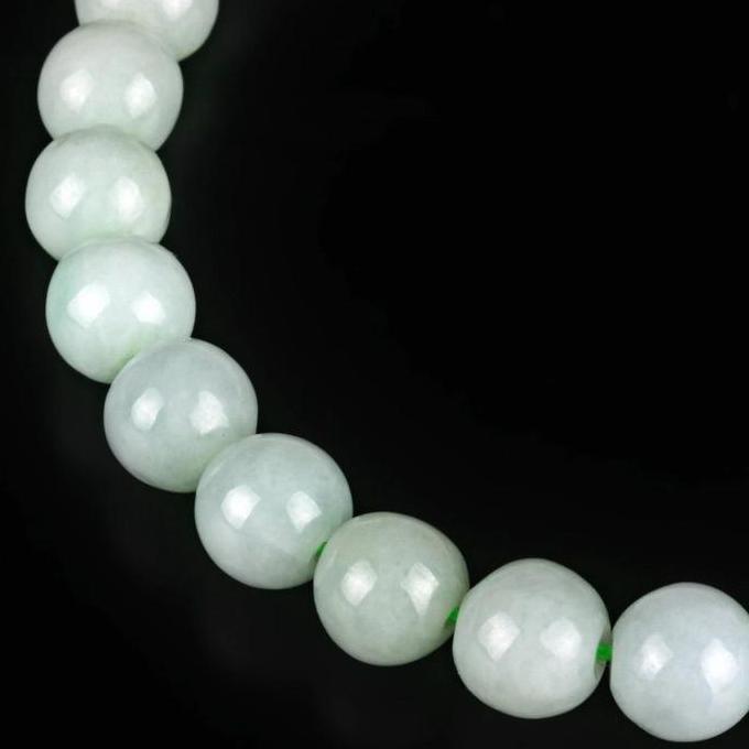 DB56 - Kalung Batu Natural Jadeite Jade Original Giok Burma Type A