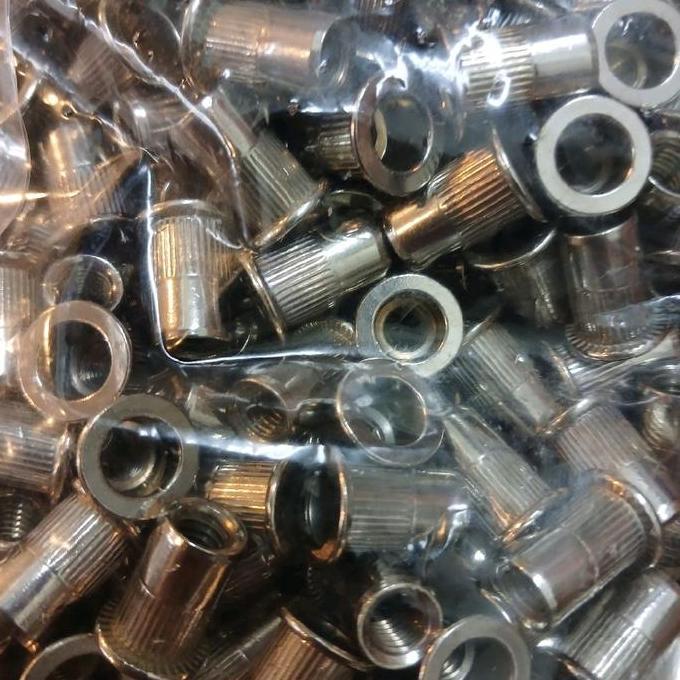 Rivet Nut M8 Stainless 304.Mur Rivet M8 Ss.Nut Rivet M8 Sa 304.M8 Rivet Nut Stainless 304 Isi 500 Pc
