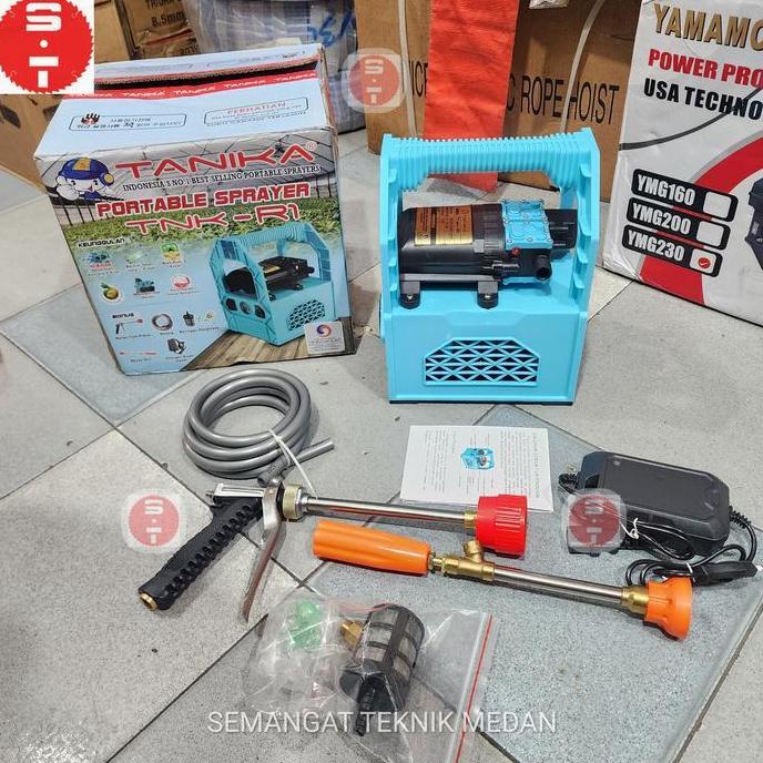 POMPA SPRAYER SEMPROTAN ELEKTRIK BATERAI PORTABLE 200PSI TANIKA TNK R1