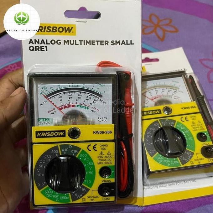 Krisbow multimeter / Alat ukur multimeter Analog kecil
