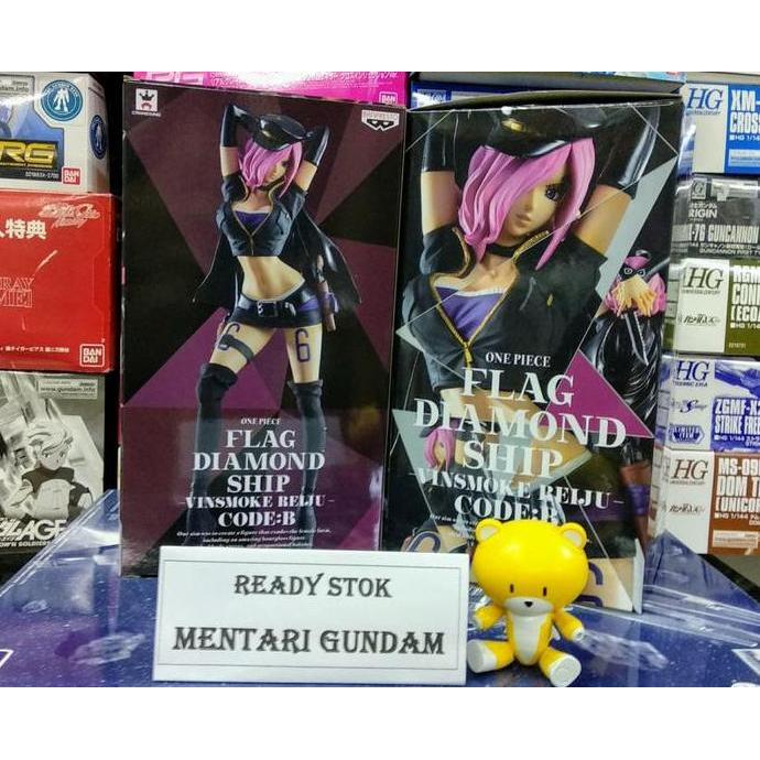 ACTION FIGURE PVC ONE PIECE FLAG DIAMOND SHIP VINSMOKE BEIJU CODE B