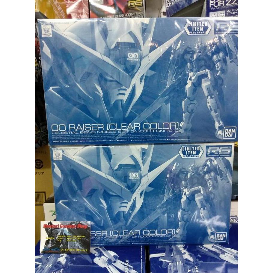 RG 00 Raiser Clear Color Gundam Base Limited Item