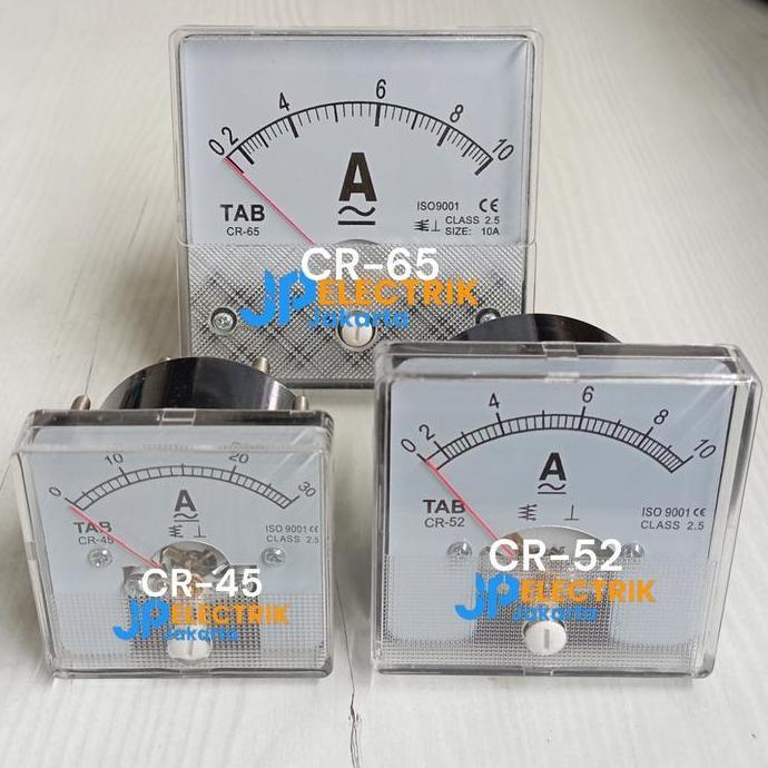 Ampere Meter Analog CR 65 15A AC/DC Ampere Meter  Direct