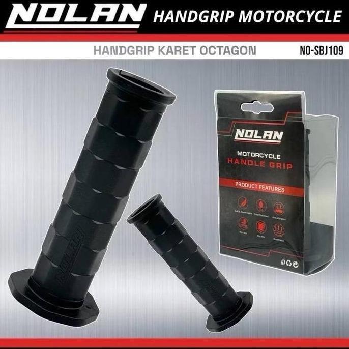 HANDGRIP NOLAN OCTAGON GRIP TRAIL MODEL DAYTONA KLX HANDFAT OKTAGON UNIVERSAL MATIC BEBEK CROSS