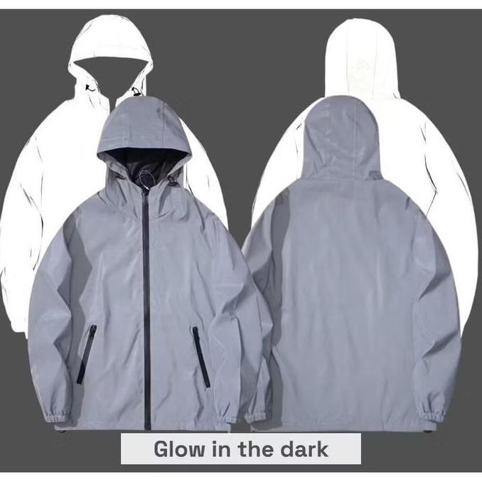 JAKET MENYALA / JAKET REFLEKTIVE / JAKET WINDBREAKER HS