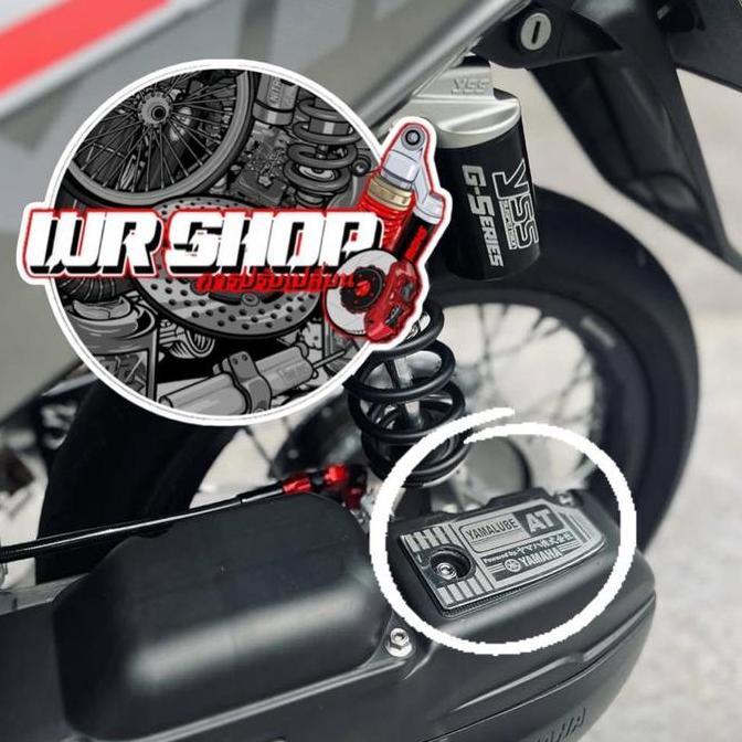 Emblem stainless cvt Mio sporty smile stainless original Motorcycle