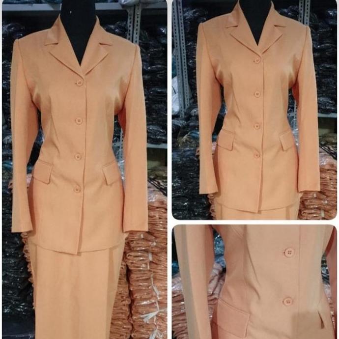 Seragam Blazer DHARMAWANITA DHARMA WANITA Setelan Blus + Celana / Rok