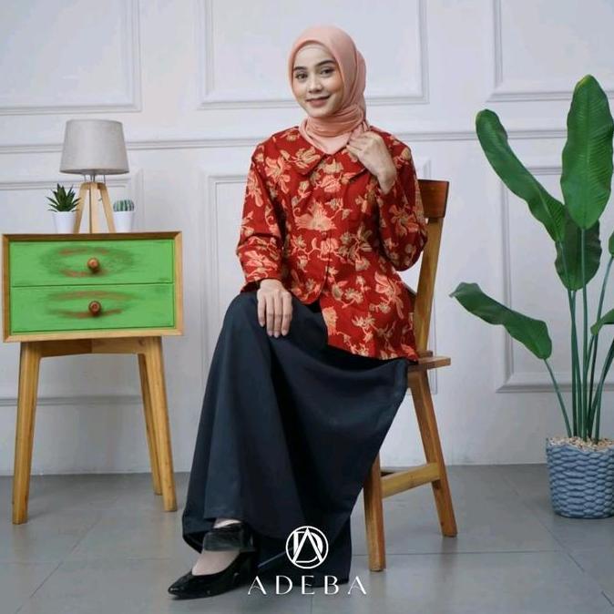 SERAGAM BATIK DHARMA WANITA TERBARU LAPIS FURING BAHAN KATUN JAHITAN RAPI Baju Dharma Wanita