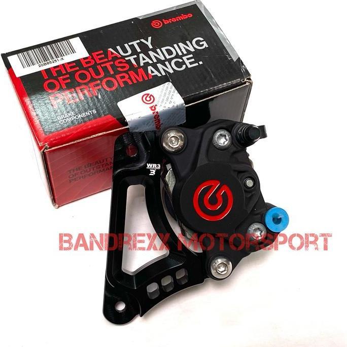 Promo Kaliper Brembo 2 P Black Original+Braket disc 260mm Beat- Scoopy COD