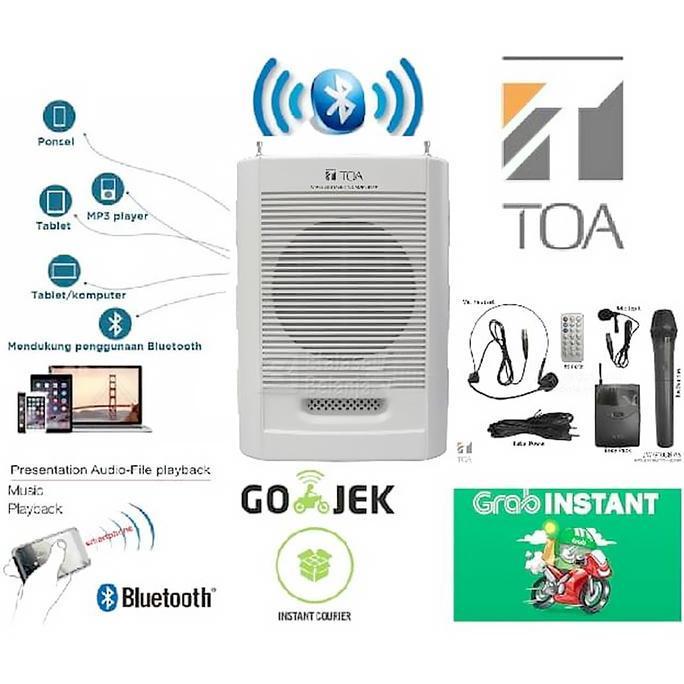 TOA BLUETOOTH SPEAKER PORTABLE SOUND ZW-G10CBAS