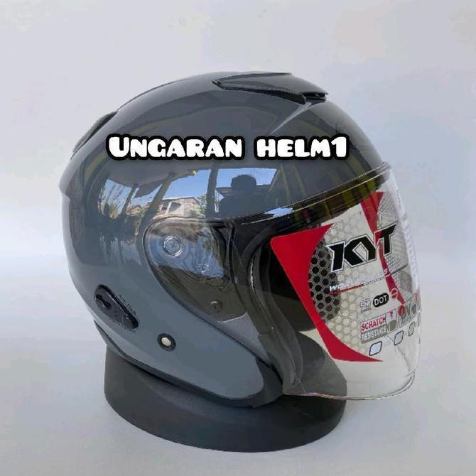 TERBARU - HELM KYT KYOTO R GORILLAZ GREY GLOSSY Motorcycle