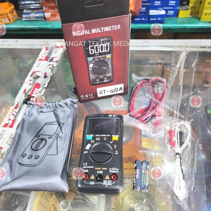 ZT 102A 102 A DIGITAL MULTIMETER MULTITESTER AVOMETER LCD ZOTEK ZT102A