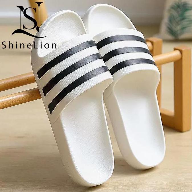DF327 }} ShineLion KP-2014M Sandal Impor Pria Wanita Sandal Karet Selop Cowok Sandal Slide Sandal Co