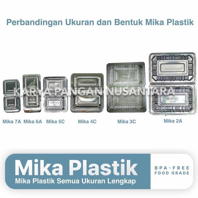MIKA PLASTIK MIKA KUE MIKA MAKANAN MIKA 3C MIKA KEMASAN MAKANAN FOOD GRADE PACK