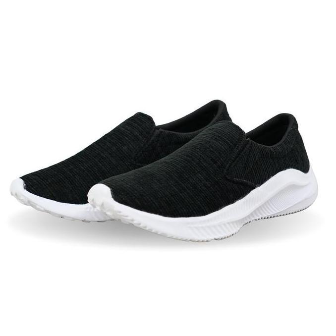 Redknot Barna Hitam - Sepatu Slip On tanpa tali untuk Olahraga, Jalan