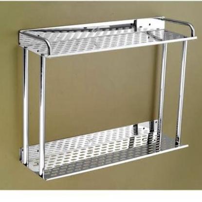 Rak 2 Susun Stainless Tempat Sabun 40Cm