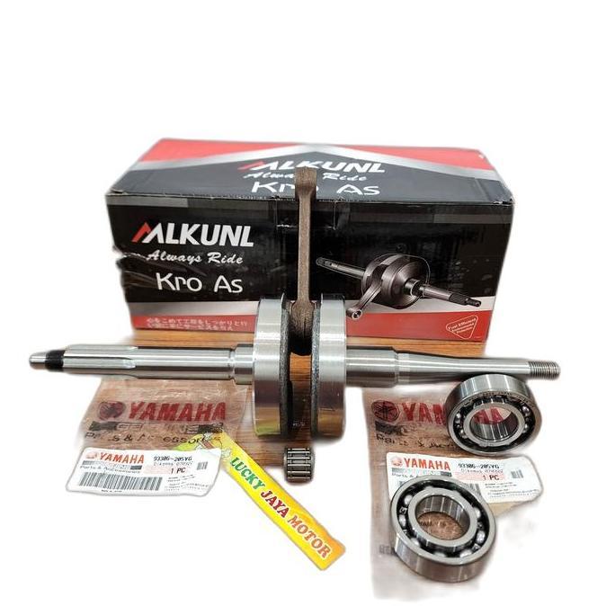 CRANKSHAFT KRUN KRUK KREK AS F1ZR F1 ZR FORCE 1 ZR PLUS 2 LAHER ORIGINAL DAN TERPERCAYA