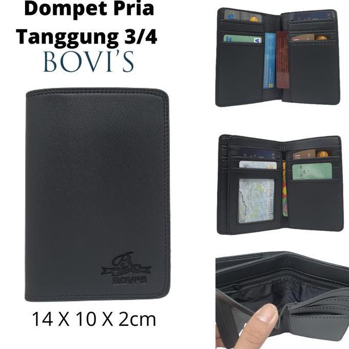DF221 >> Dompet Pria Tanggung 3/4 Original Bovis Model Terbaru Kekinian Keren Anak Muda Harga Murah 