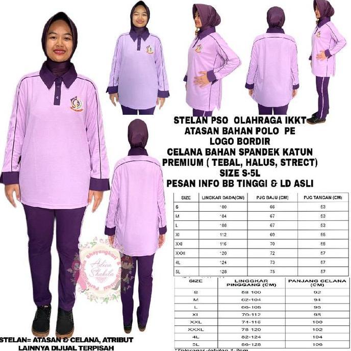 STELAN OLAHRAGA IKKT LOGO BORDIR