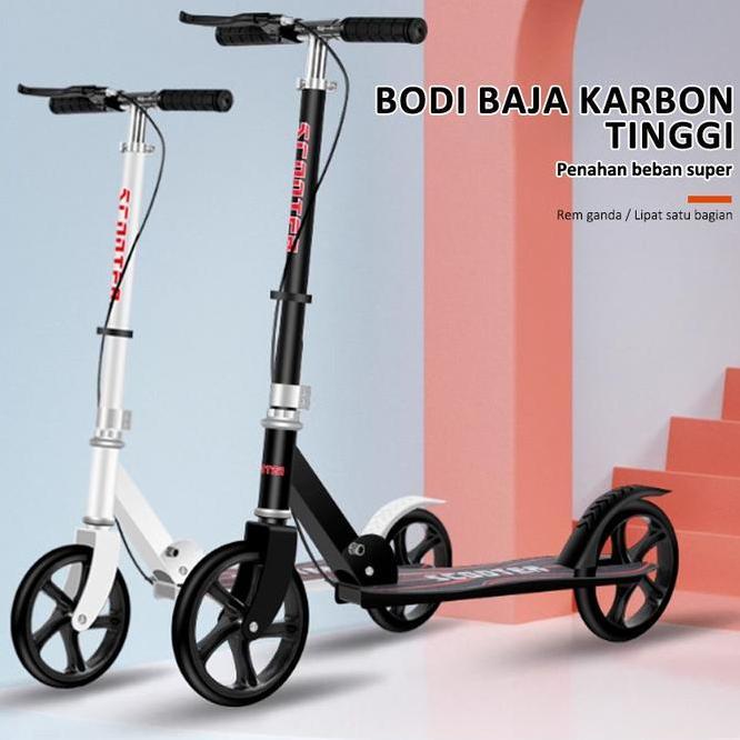 Skuter Lipat Roda 2Scooter Skuter O Anak Hingga Dewasa Exotic Ada Rem