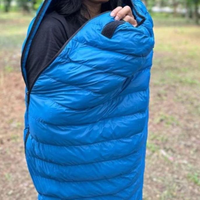 sleeping bag polar bulu tebal kantong tidur hangat kain outdoor camping kain tebal