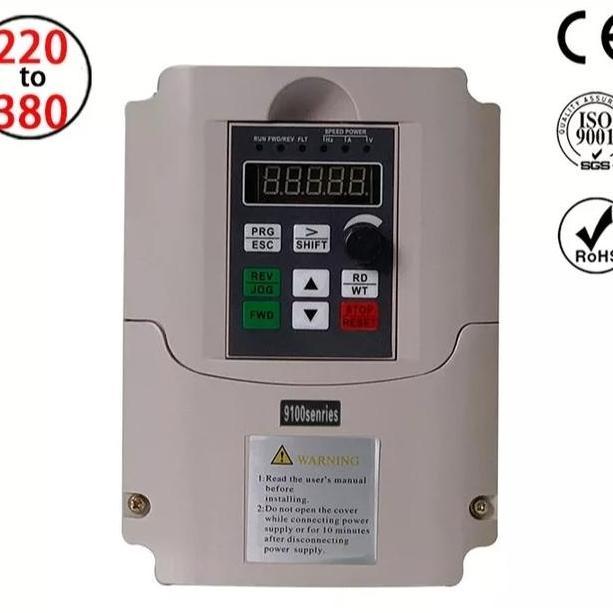 VFD Inverter 7.5KW 10Hp, input 220V 1 Phase dan Output 380V 3 phase