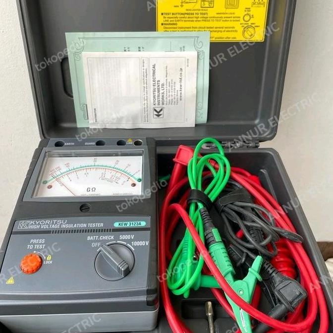 Megger Analog Kyoritsu Insulation Tester KEW 3123 A KEW 3123A