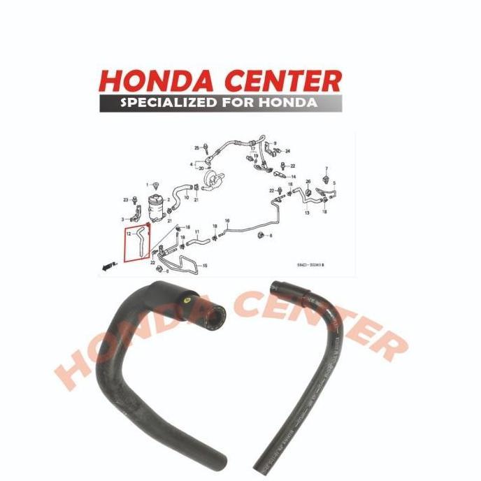 selang hose oil tank power steering Return honda accord vti vti 2000
